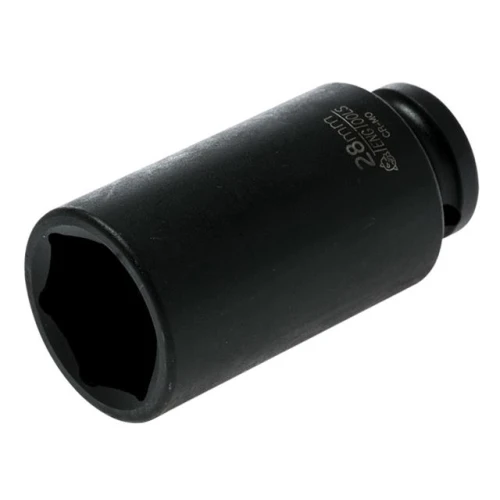 Teng Tools Deep Impact Socket Hexagon 6 Point 1/2in Drive 28mm