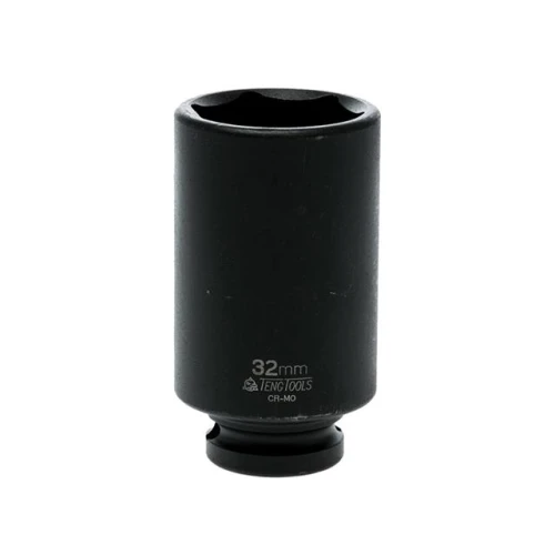 Teng Tools Deep Impact Socket Hexagon 6 Point 1/2in Drive 32mm