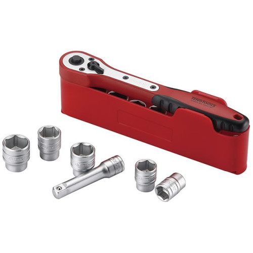 Teng Tools M1413N1 Basic Socket Set of 13 1/4in Drive