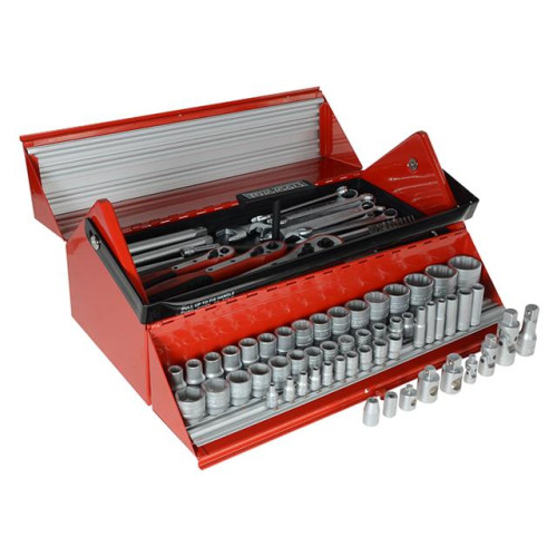 Teng Tools TC187 Mega Rosso Tool Kit Set of 187 1/4, 3/8 & 1/2in