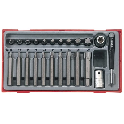 Teng Tools TTTX23 23 Piece TX Bit Socket Set