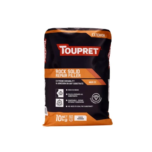 Toupret Rock Solid Repair Filler 10kg