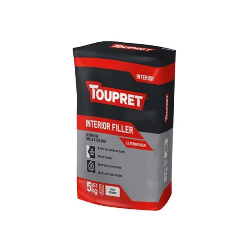 Toupret Interior Filler (Le Reboucheur) 5 X 1kg