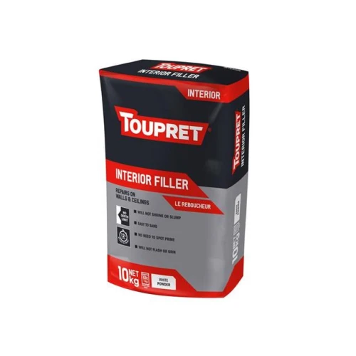 Toupret Interior Filler (Le Reboucheur) 10 X 1kg