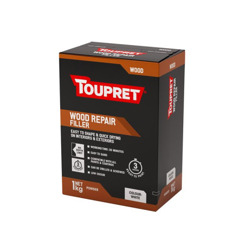 Toupret Wood Repair Filler White 1kg