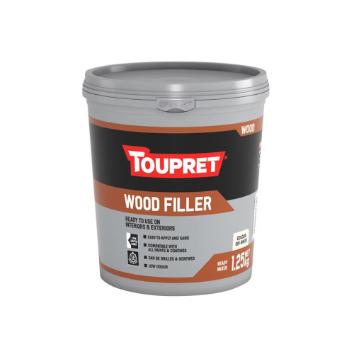 Toupret Wood Filler Off-White 1.25kg