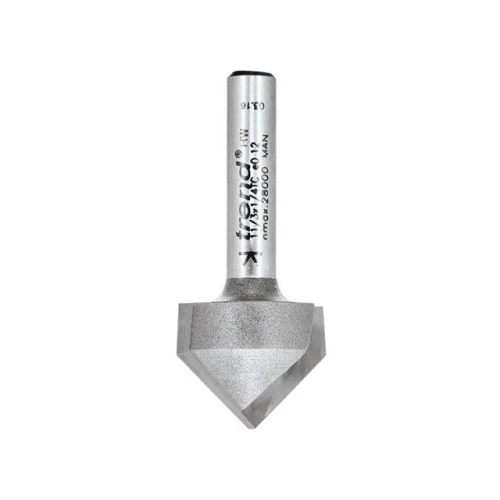 Trend 11/3 x 1/4 TCT V Groove Cutter 45&Acirc;&deg; 9.2 x 19.1mm