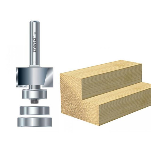 46/44 x 1/4 TCT Bearing Guided Rebate 24mm x 12.7mm