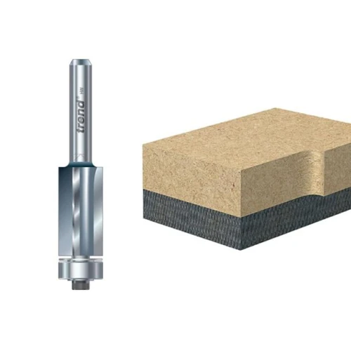 46/80 X 1/4 Tct 90&Acirc;&deg; Bearing Guided Triple Flute Cutter 12.7 X 25.4mm