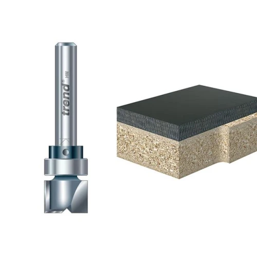 Trend 46/95 x 1/4 TCT 90&Acirc;&deg; Shank Mounted Template Profiler 12.7 x 25.4mm