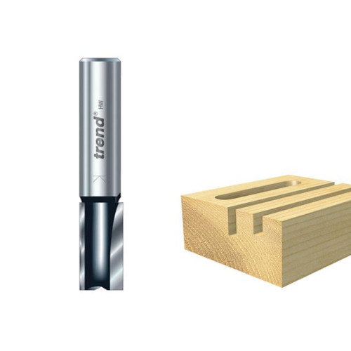 Tr12 X 1/4 Tct Two Flute Cutter Long Shank 12 X 19mm