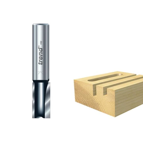 Trend TR37 x 1/2 TCT Two Flute Cutter Long Shank 12 x 63mm