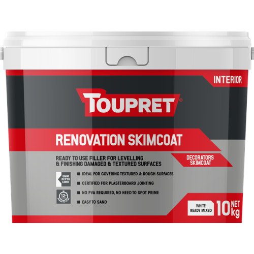 Toupret Decorators Skim Coat 10kg