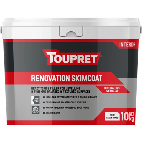 Toupret Decorators Skim Coat 10kg