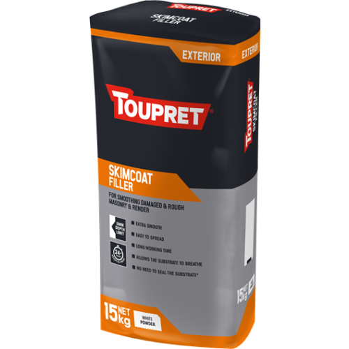 Toupret Exterior Skimcoat Filler 15kg