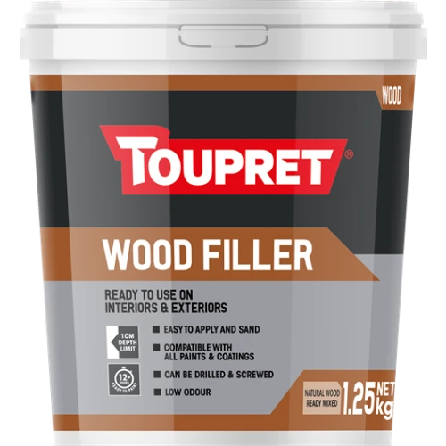 Toupret Interior / Exterior Wood Filler 1.25Kg