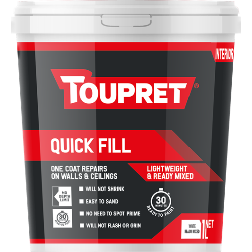 Toupret Redlite Fast Dry Touch Up Filler 1 Litre
