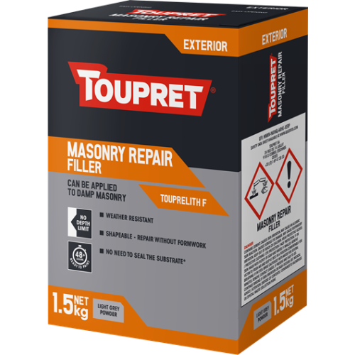 Toupret Touprelith F Masonry Repair Filler 1.5Kg