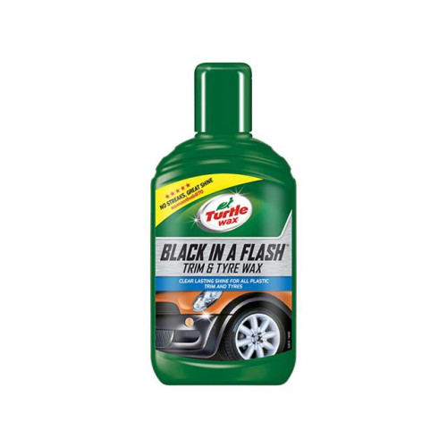 Turtlewax Black in a Flash Trim & Tyre Wax 300ml