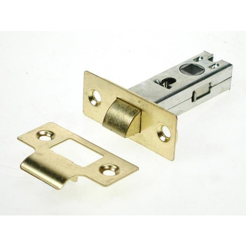 Tubular Mortice Latch 63mm Nickel Plated