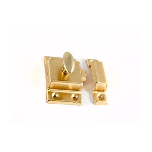 Turn Cupboard Catch Electro Brass