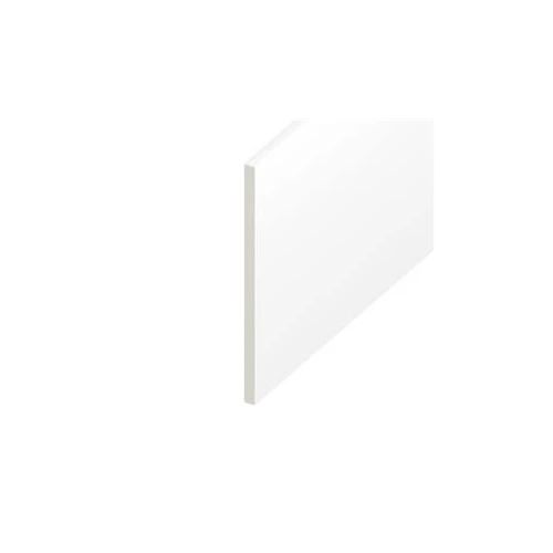 125mm Flat Soffit Board White 5 Metre