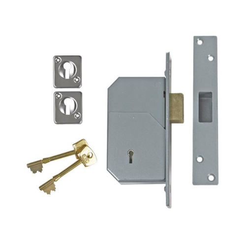 Union 3G110 C Series 5 Detainer Deadlock 73mm Satin Chrome