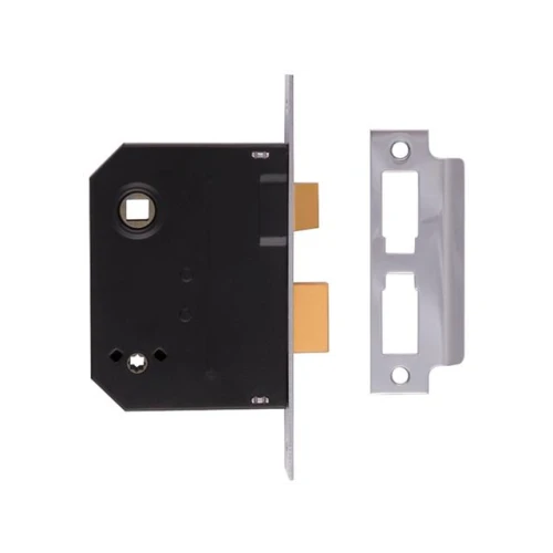 Union 2294 Mortice Bathroom Lock Polished Brass 63mm 2.5in Visi