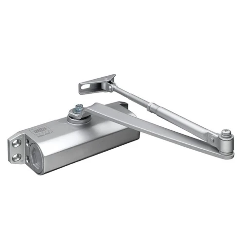 Union CE3F Fixed Size 3 Rack & Pinion Door Closer Silver