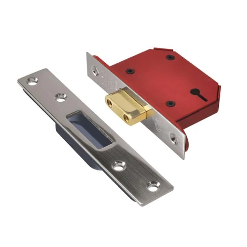 Union StrongBOLT 2103S Stainless Steel 3 Lever Mortice Deadlock Visi 79mm 3in