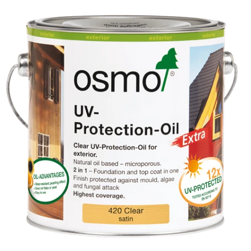 Osmo UV Protection Oil Extra 420 Clear 2.5 Litres
