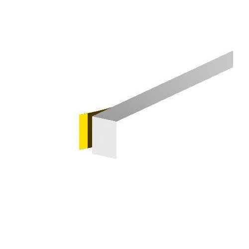 PVC Foam Draught Excluder White 15 Metre