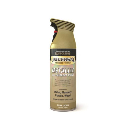 Rust-Oleum Universal Pure Gold Metallic 400Mls
