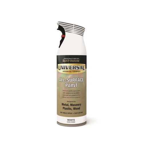 Rust-Oleum Universal White Satin 400Mls