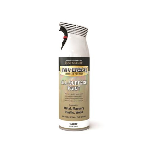 Rust-Oleum Universal White Gloss 400Mls