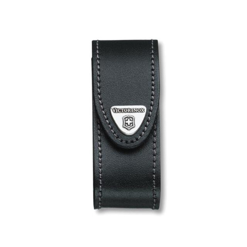 Victorinox Black Leather Belt Pouch (2-4 Layer)