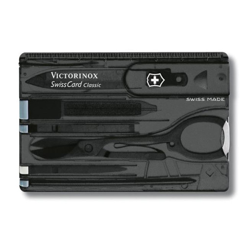 Victorinox Swiss Card Anthracite Translucent Onyx Blister