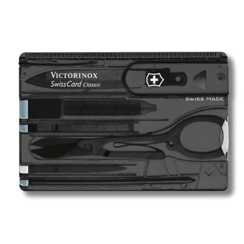Victorinox Swiss Card Anthracite Translucent Onyx Blister