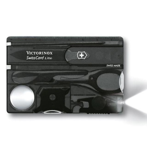 Victorinox Swiss Card Lite Onyx Anthracite Translucent Blister