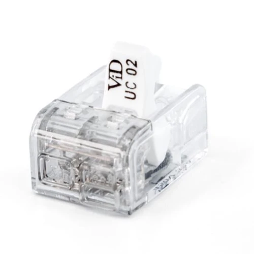 2 Pole Quick Fit Lever Electrical Connectors (Pack of 5)