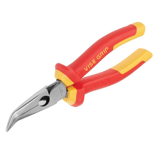 Irwin Vise-Grip Bent Nose Pliers High Leverage VDE 200mm