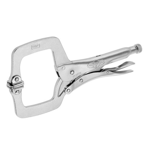Irwin Vise-Grip 11SP Locking C Clamp Swivel Pad 275mm (11in)
