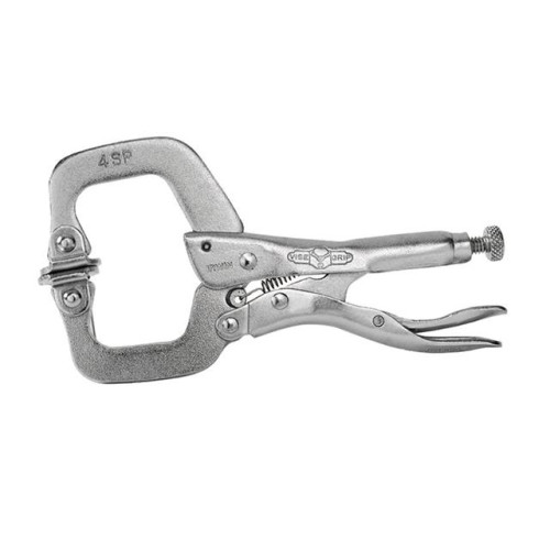 Irwin Vise-Grip 4SP Locking C Clamp Swivel Pad 100mm (4in)