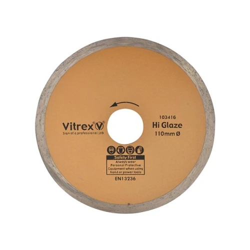 10 3416 Diamond Blade Hi Glaze 110mm