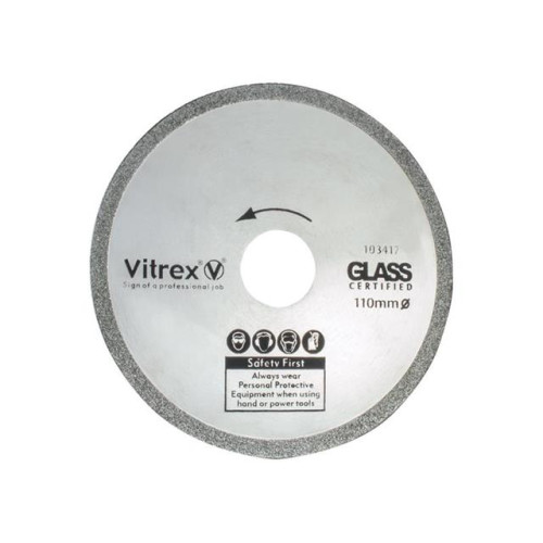 10 3417 Diamond Blade Glass 110mm