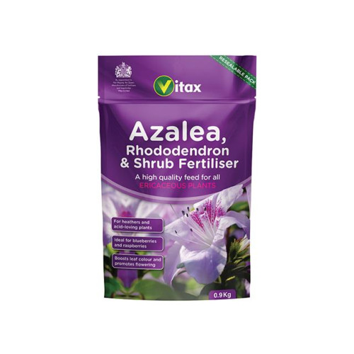 Vitax Azalea, Rhododendron & Shrub Fertiliser 0.9kg Pouch