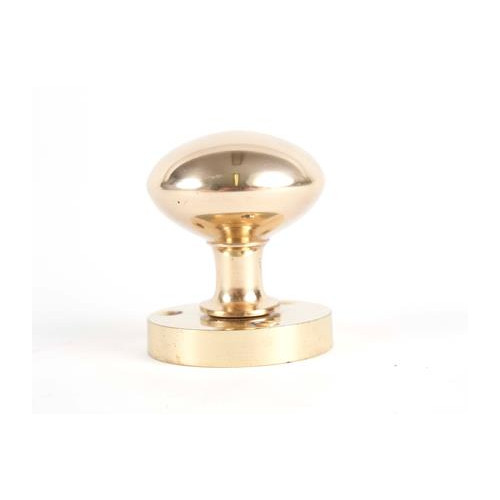 Victorian Brass Mortice Knob - Sprung