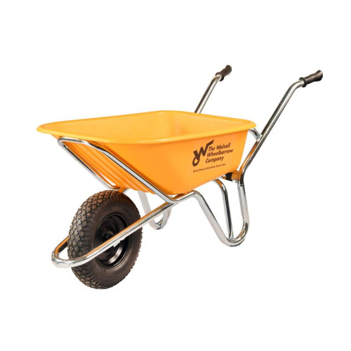 Walsall 120L Phoenix Super Heavy-Duty HDPE Wheelbarrow - Pneumatic