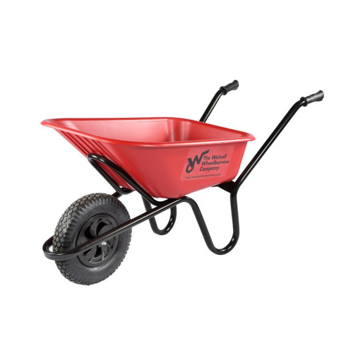 Walsall 120L Ranger Heavy-Duty HDPE Wheelbarrow - Pneumatic