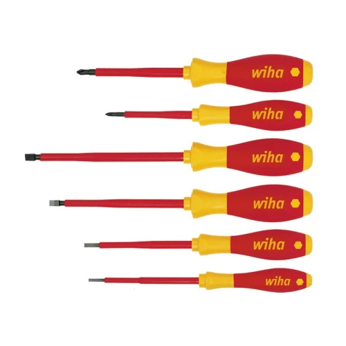 Wiha SoftFinish&Acirc;&reg; electric SL/PH Screwdriver Set, 6 Piece